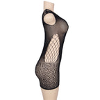 Criss-Cross Mini Dress Black - image 5