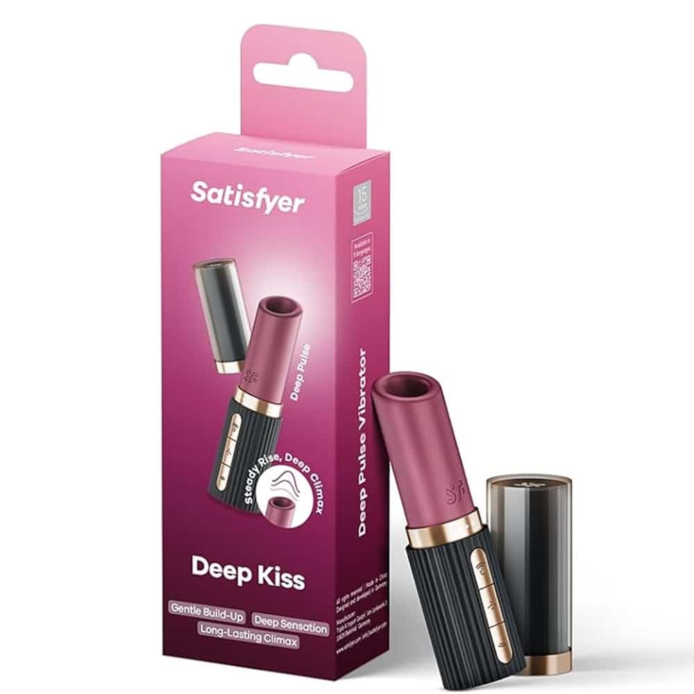 Satisfyer Deep Kiss Air Pulse Lipstick vibrator