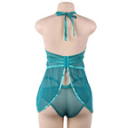 Sensual Green Babydoll with Thong - image 7