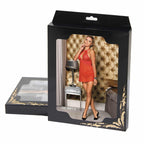 Hot Red Flyaway Chemise with Thong - image 9