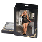 Plus Size Adore Me Black Chemise with Thong - image 4