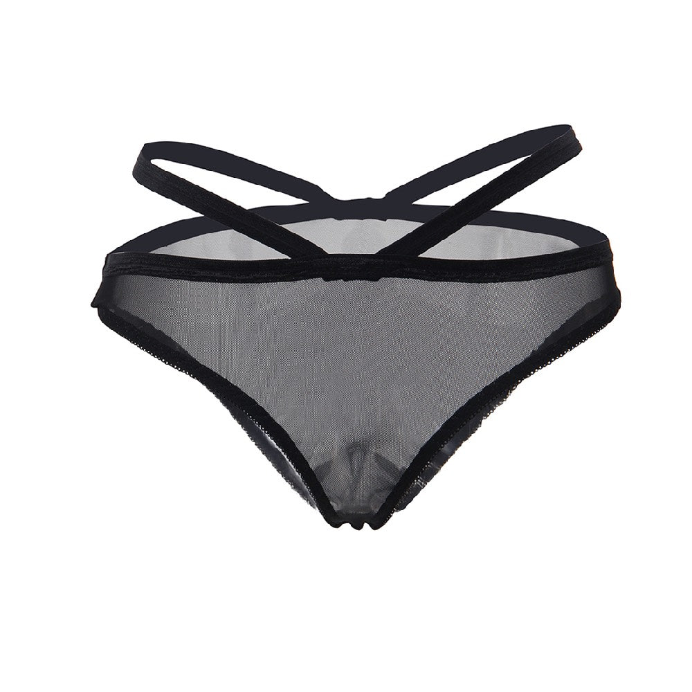 Plus Size Adore Me Black Chemise with Thong - image 8
