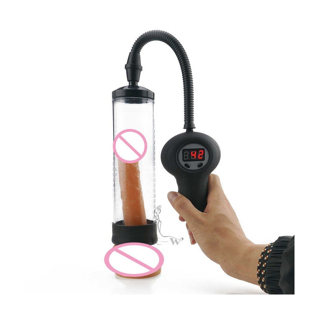 Electric vacuum penis pump pressure control led monitor 22cm Δευτερεύουσα εικόνα προϊόντος