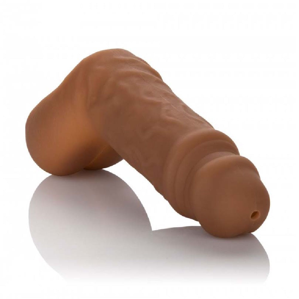Stand-To-Pee Lifelike Silicone Packer Brown
