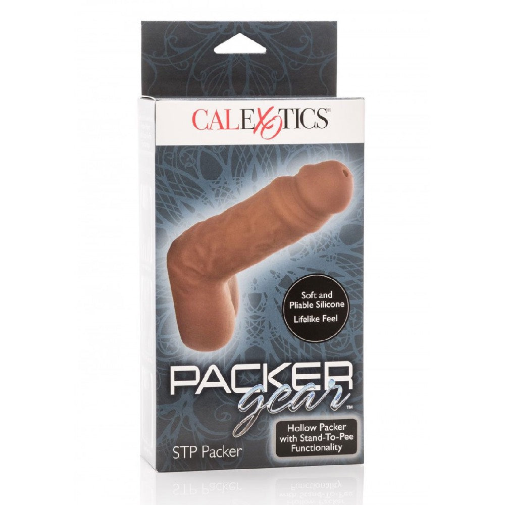 Stand-To-Pee Lifelike Silicone Packer Brown