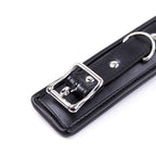 Adjustable soft leather Wrist Black cuffs - image 7