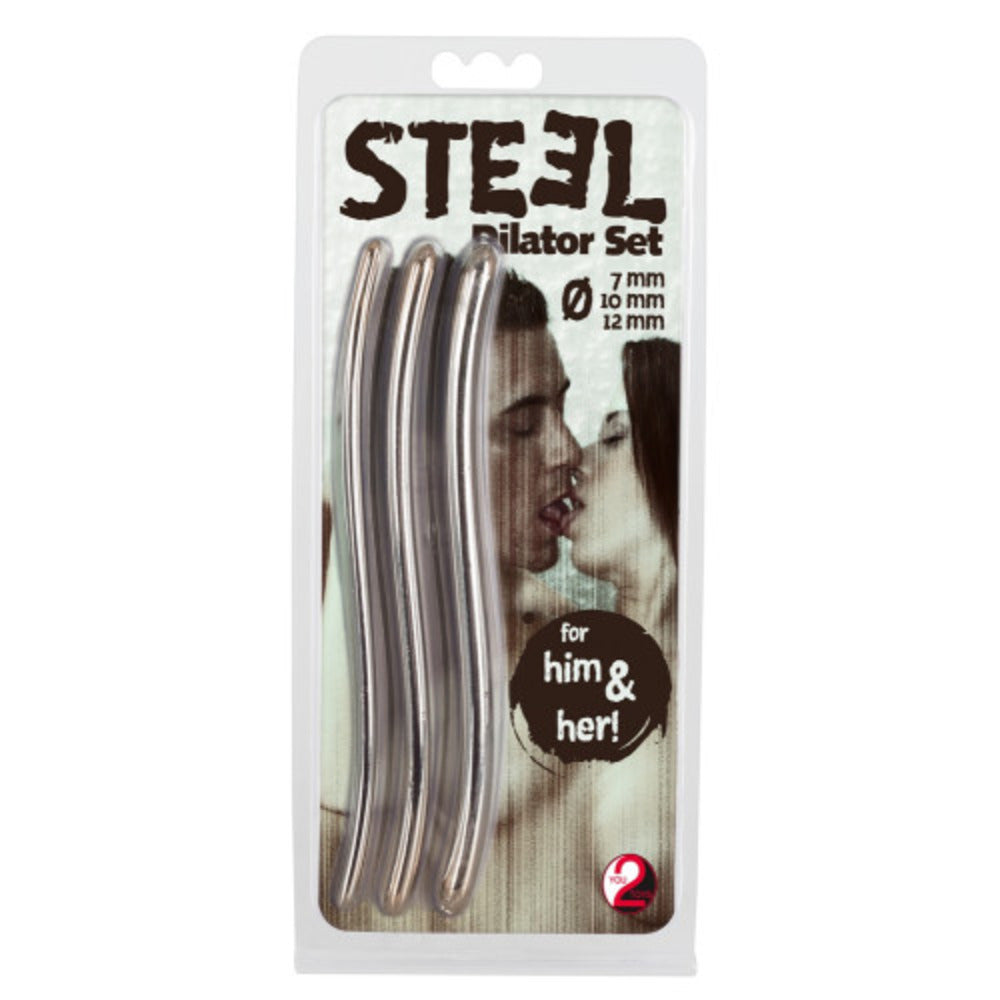 Set of 3 steel Dilators for men and women Main image
