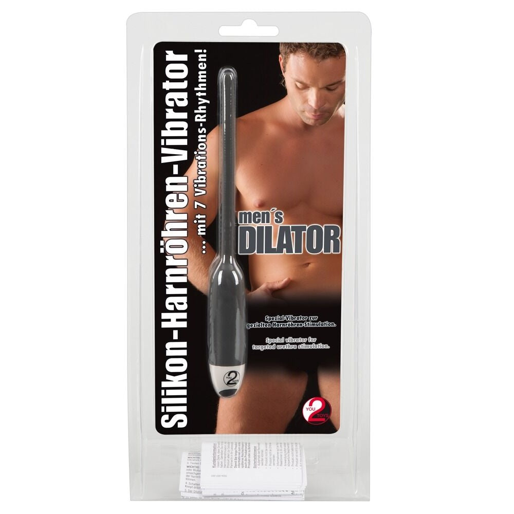 Grey silicone vibrating Dilator You2Toys Κύρια εικόνα προϊόντος