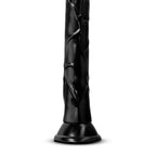 Jet Black Mamba Long Dildo 19 inch
