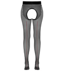 Crotchless Tights with Red Seam - image 6