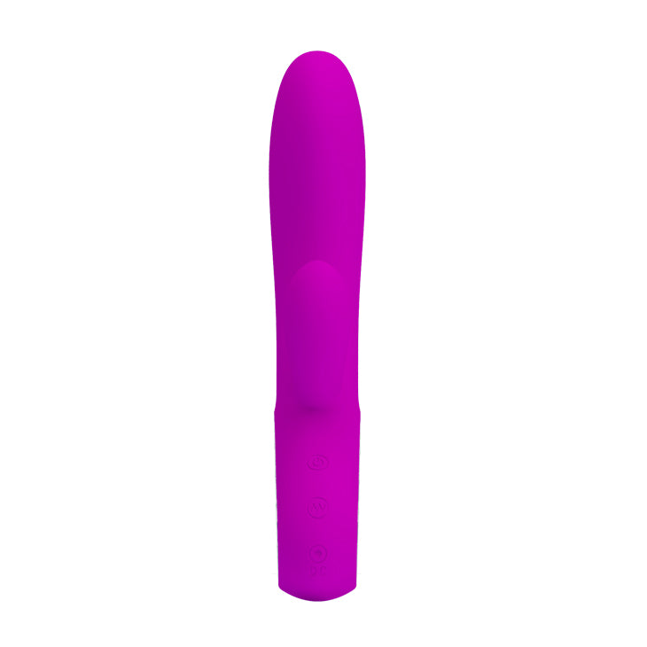 Pretty Love Elmer Silicone Rabbit Twin motor Vibrator Purple - image 6