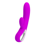 Pretty Love Elmer Silicone Rabbit Twin motor Vibrator Purple