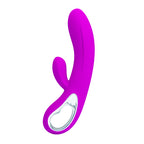 Pretty Love Elmer Silicone Rabbit Twin motor Vibrator Purple - image 9