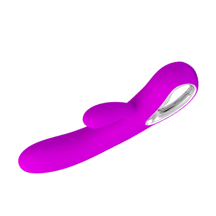 Pretty Love Elmer Silicone Rabbit Twin motor Vibrator Purple - image 7