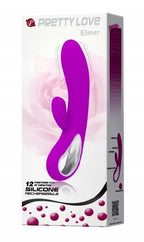 Pretty Love Elmer Silicone Rabbit Twin motor Vibrator Purple - image 3