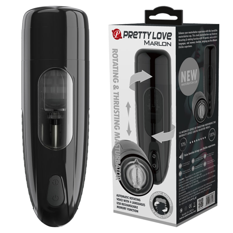 Pretty Love Marlon Thrusting Rotating Masturbator with Voice Main image