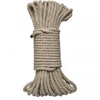 Bondage Natural Hemp Rope with metal head 20 meters