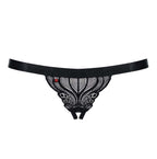 Obsessive Spicy Crotchless Thong Black - image 2