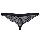 Obsessive Spicy Crotchless Thong Black - image 6
