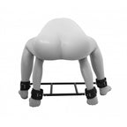 Ankle and wrist metal and leather restraint system - image 2