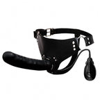 Automatic Electric inflatable pump vibrating dildo strap-on - image 6