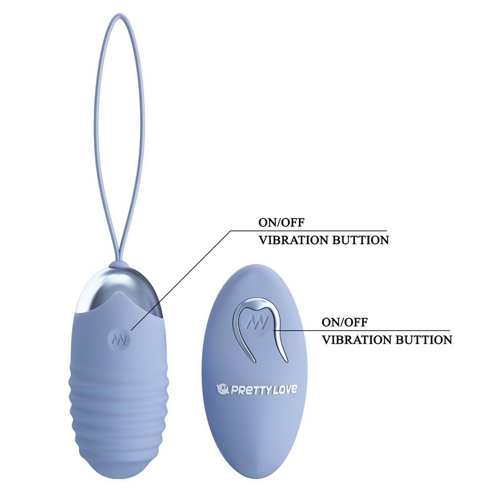 PRETTY LOVE Jessica remote controlled egg vibrator Blue - image 5
