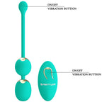 Pretty Love Willie silicone balls with remote control Green - image 5