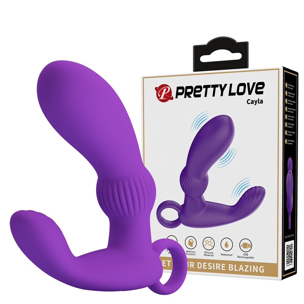 PRETTY LOVE CAYLA vibrating prostate massager purple Κύρια εικόνα προϊόντος