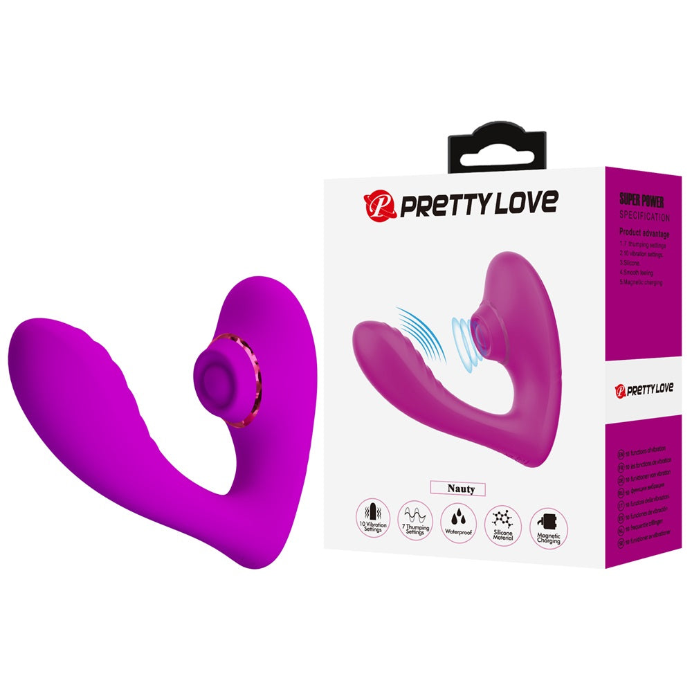 PRETTY LOVE NAUTY thumping clitoral Vibrator