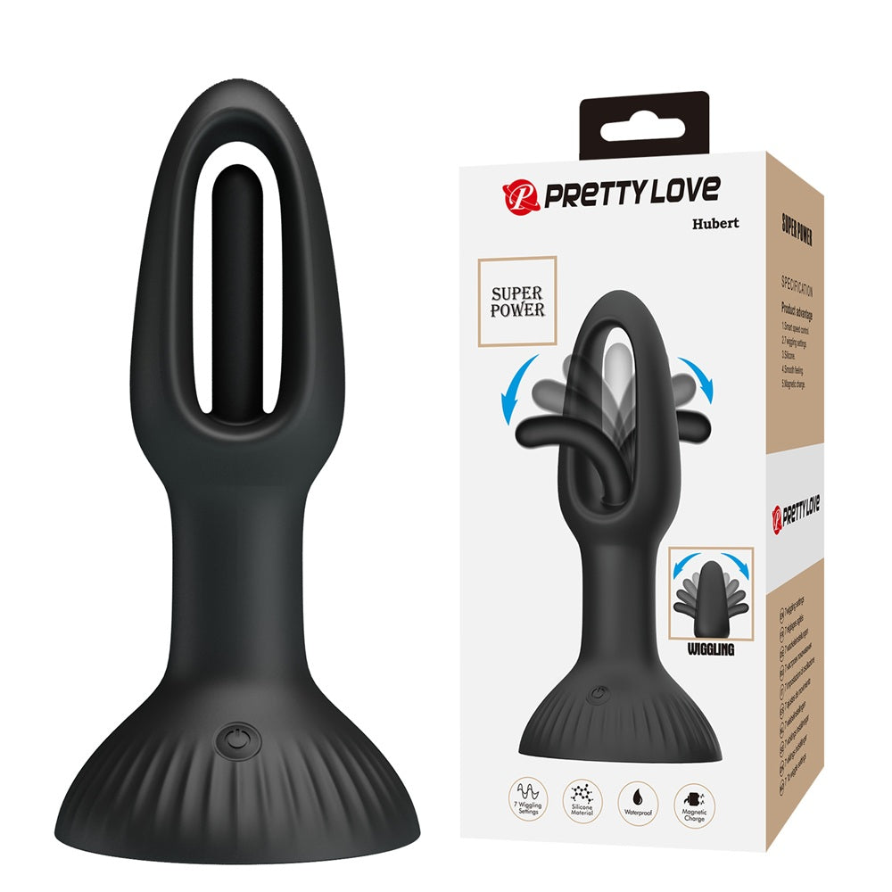 PRETTY LOVE HUBERT silicone wiggling anal plug