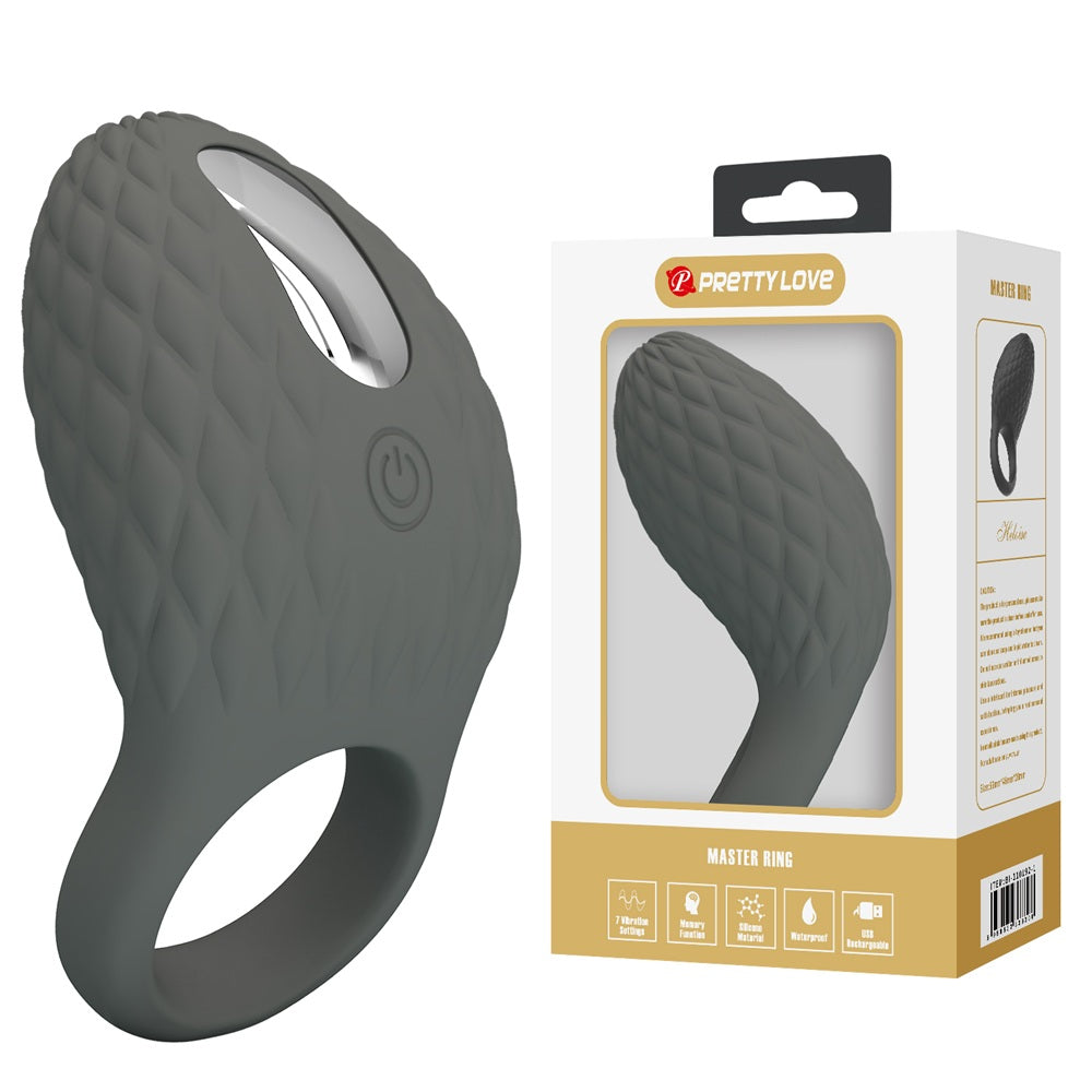 PRETTY LOVE HELOISE silicone vibrating penis master ring Κύρια εικόνα προϊόντος