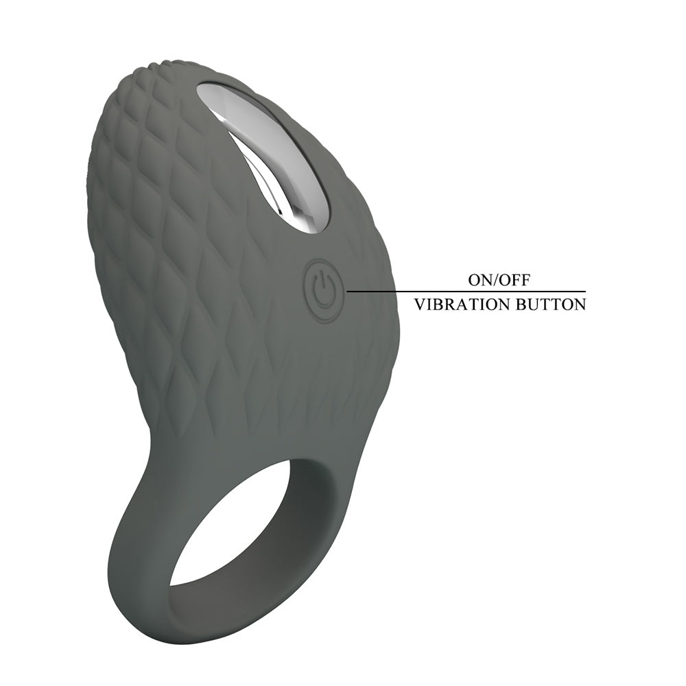PRETTY LOVE HELOISE silicone vibrating penis master ring - image 3