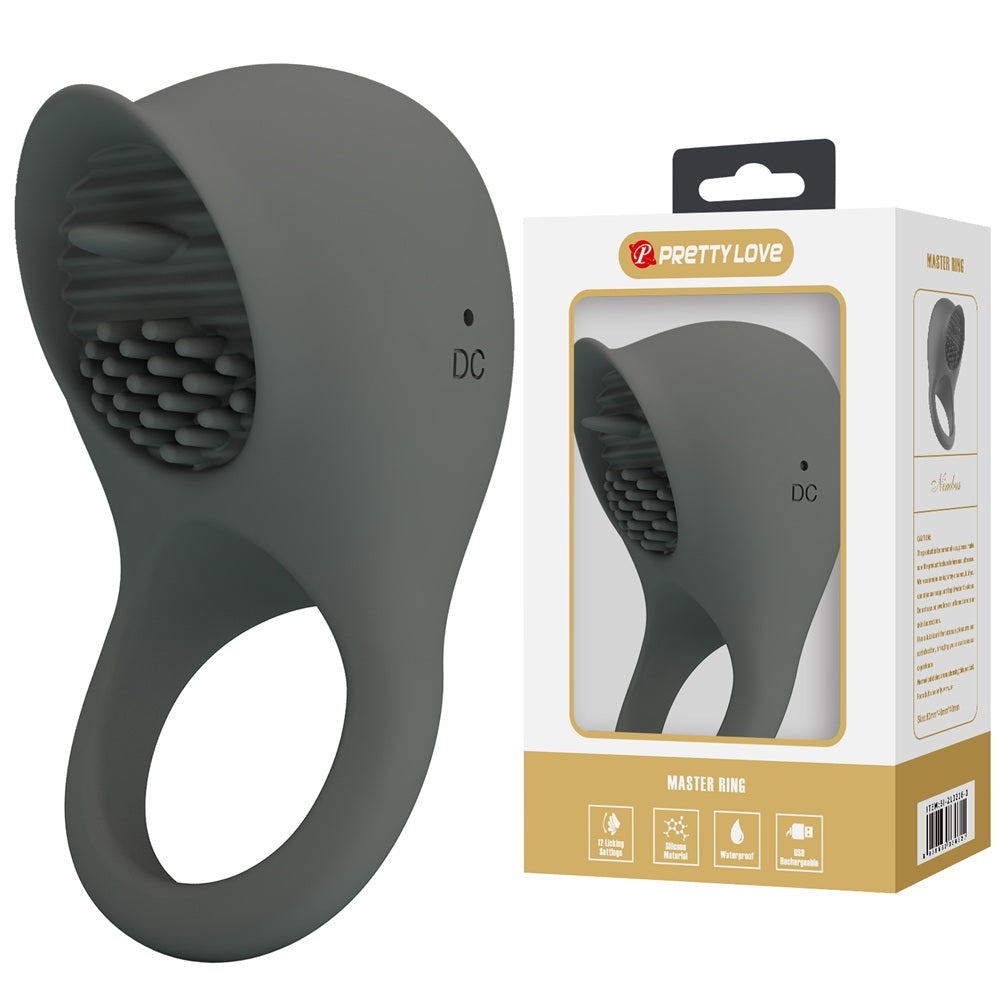 PRETTY LOVE NIMBUS silicone vibrating penis master ring