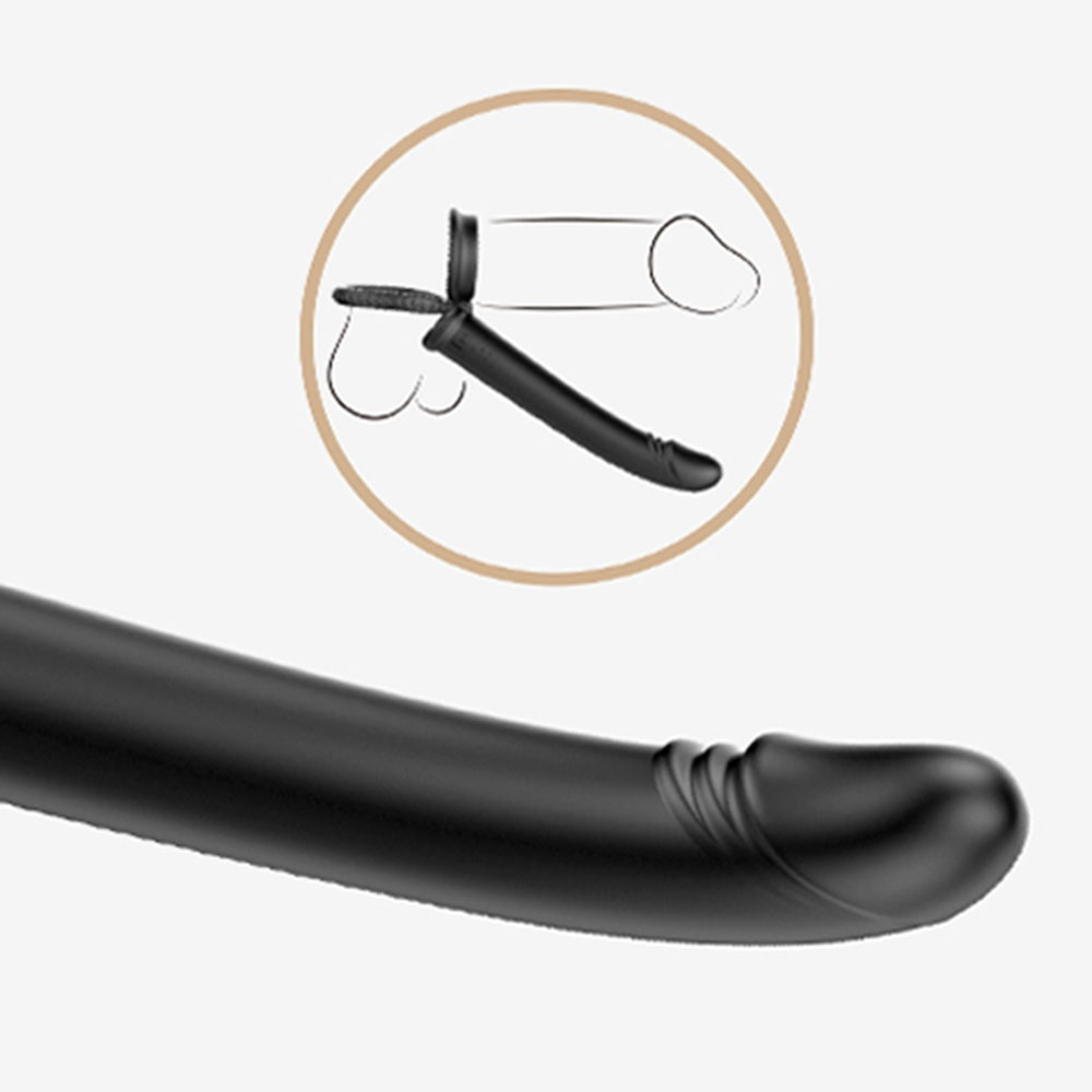 PRETTY LOVE MOSES Cock and balls strapped dildo Δευτερεύουσα εικόνα προϊόντος