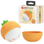 PRETTY LOVE Pineapple Secret orange clitoris thumbing vibrator