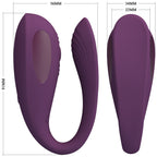 PRETTY LOVE Aari App control Thumping Dual vibrator purple - image 4