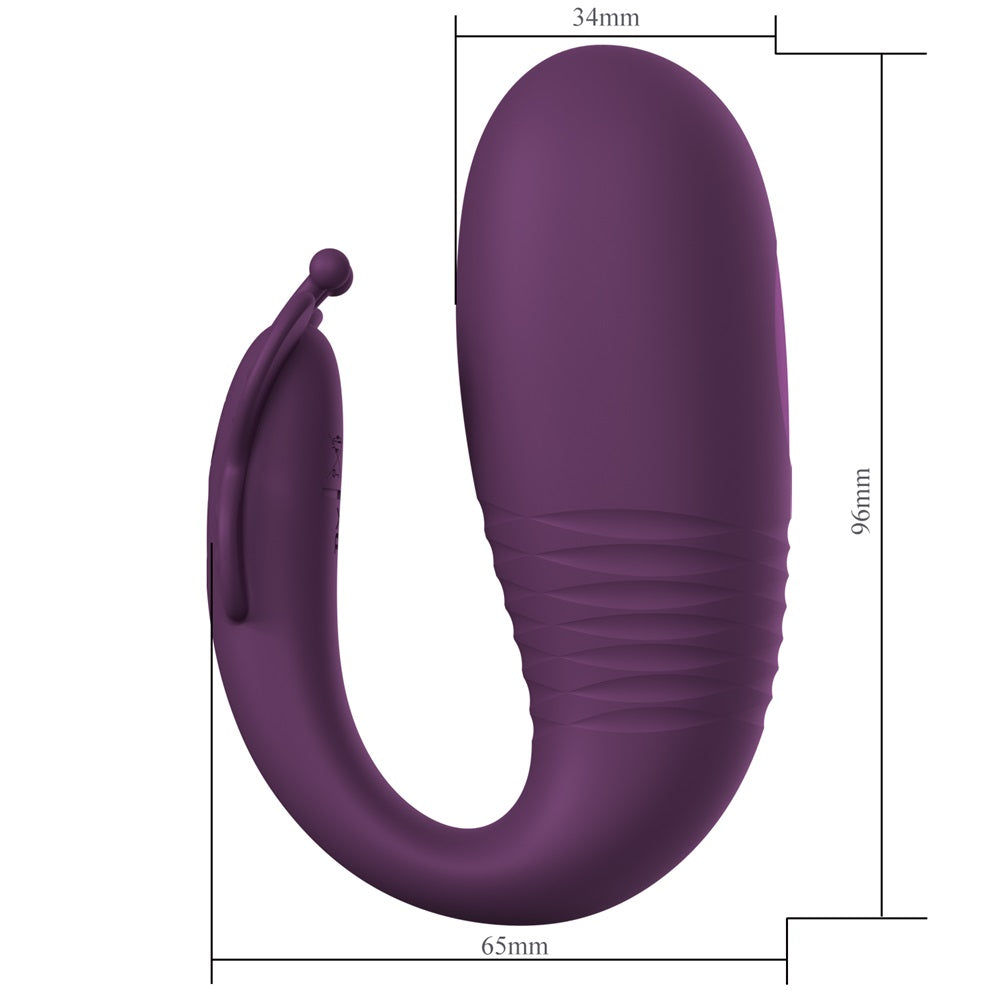 PRETTY LOVE KLAY App controlled Thrusting Egg Vibrator - image 2