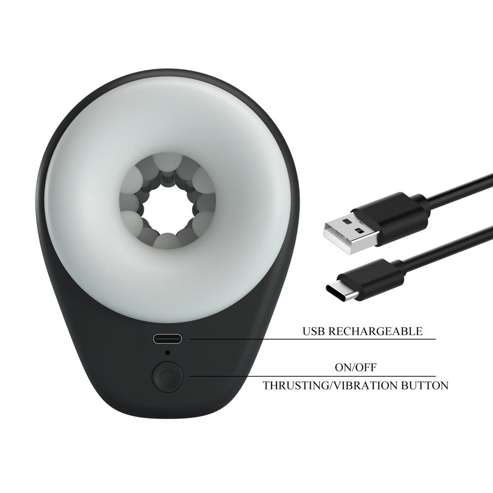 PRETTY LOVE DJ Girl male vibrating thrusting stroker - image 8