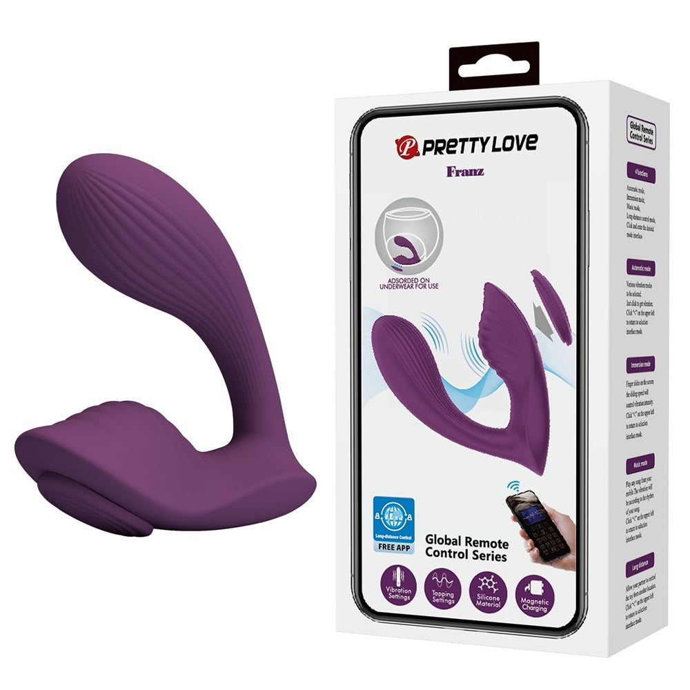 PRETTY LOVE FRANZ App controlled wearable clip-on vibrator