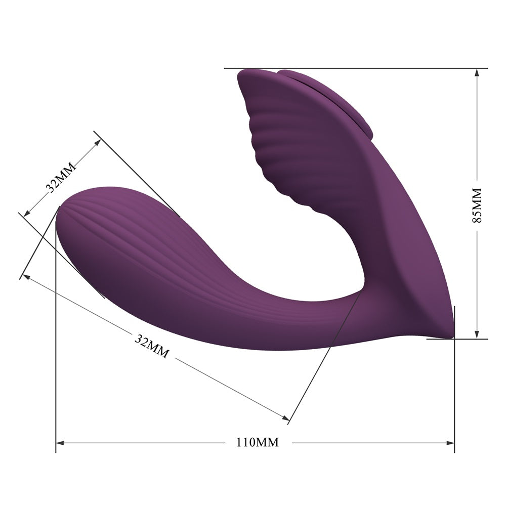 PRETTY LOVE FRANZ App controlled wearable clip-on vibrator