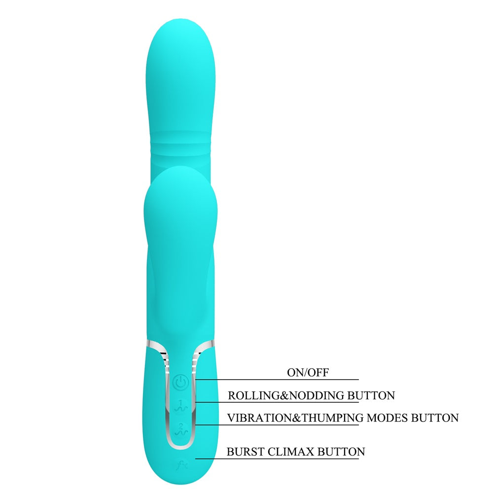 PRETTY LOVE MARIANA Bunny orgasmic vibrator green - image 6