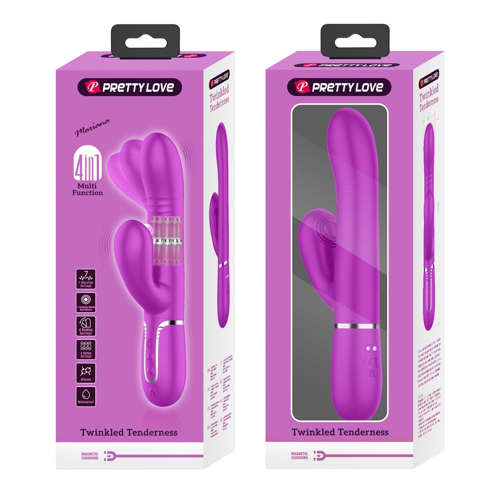 PRETTY LOVE MARIANA Bunny orgasmic vibrator Fuchsia - image 8