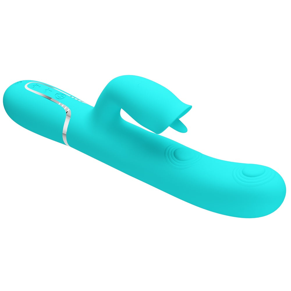 PRETTY LOVE GIGI Twinkled Tenderness Rabbit Vibrator Green - image 4