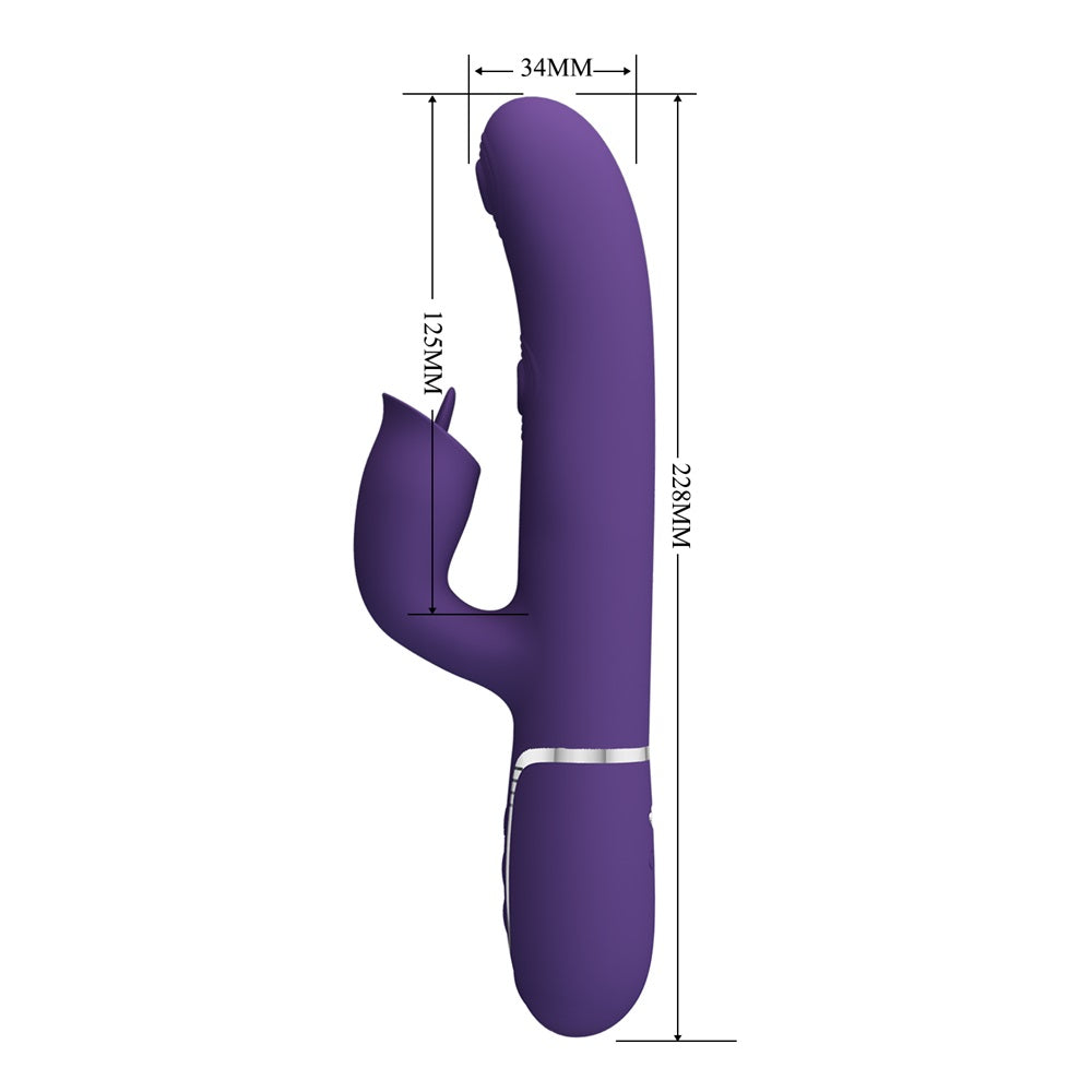 PRETTY LOVE GIGI Twinkled Tenderness Rabbit Vibrator BLUE - image 2