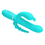 PRETTY LOVE Cammy Trible pleasure vibrator with Anal Beads Green - image 5