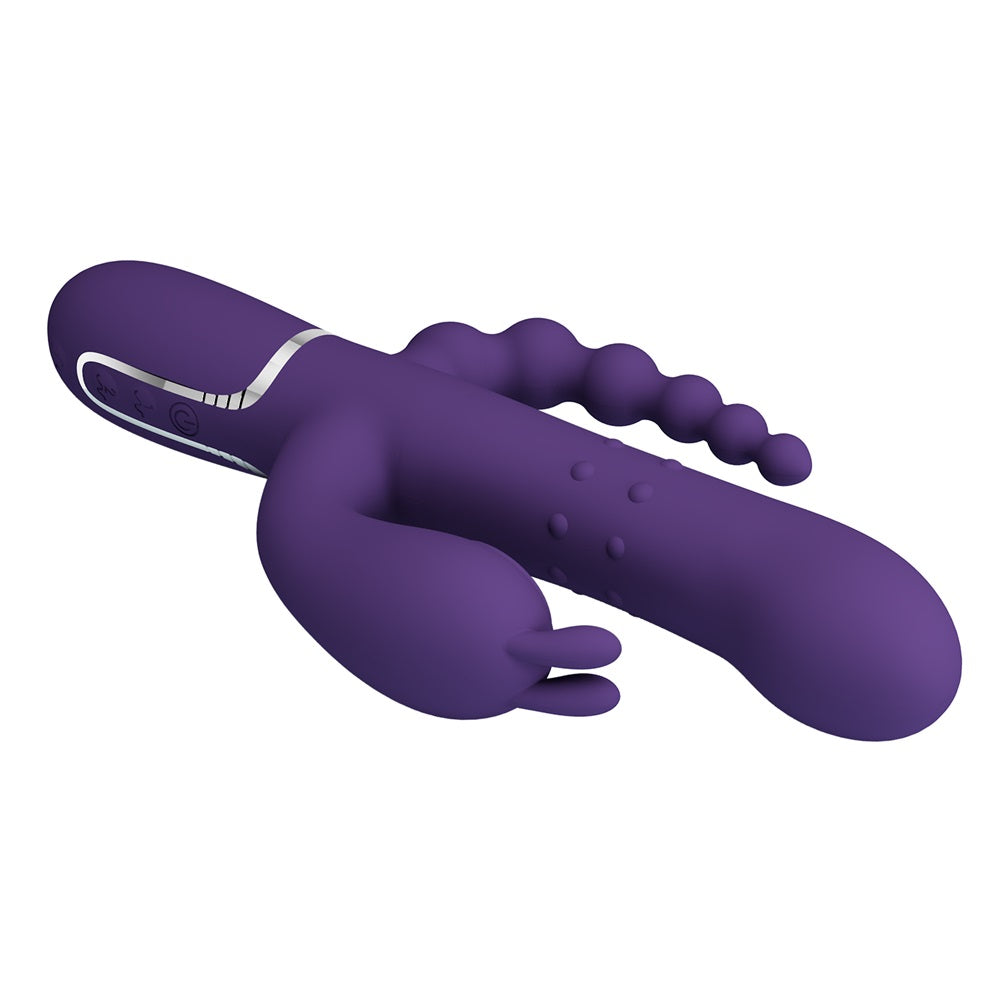 PRETTY LOVE Cammy trible pleasure vibrator with Anal Beads - image 4