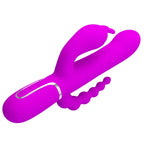 PRETTY LOVE Cammy Trible pleasure vibrator with Anal Beads Pink - image 3