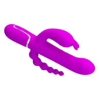 PRETTY LOVE Cammy Trible pleasure vibrator with Anal Beads Pink - image 5