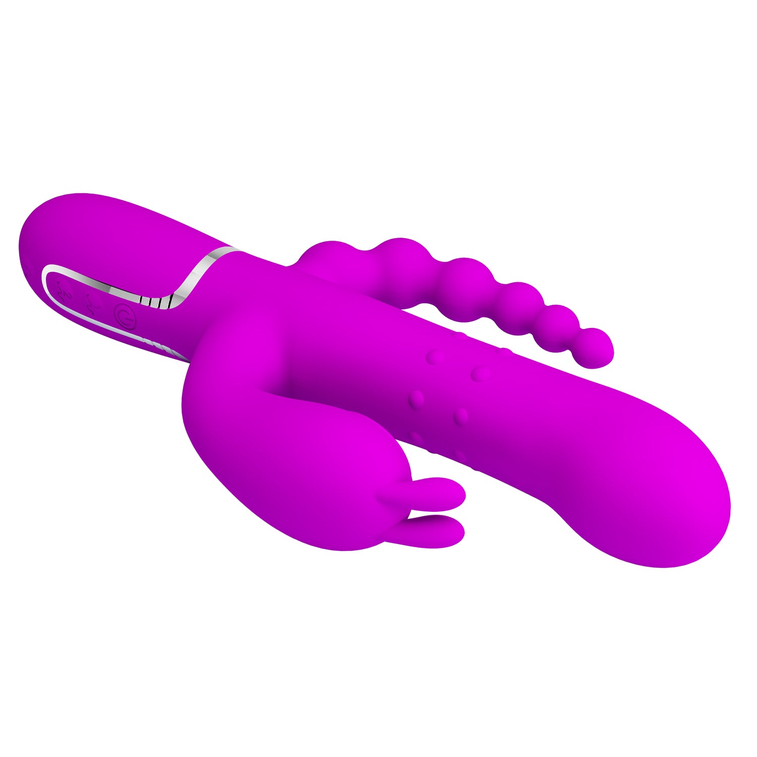 PRETTY LOVE Cammy Trible pleasure vibrator with Anal Beads Pink - image 6