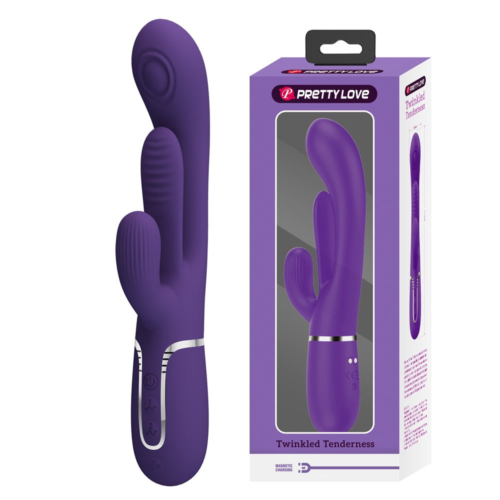 PRETTY LOVE Shania Blue external sensations thumping vibrator